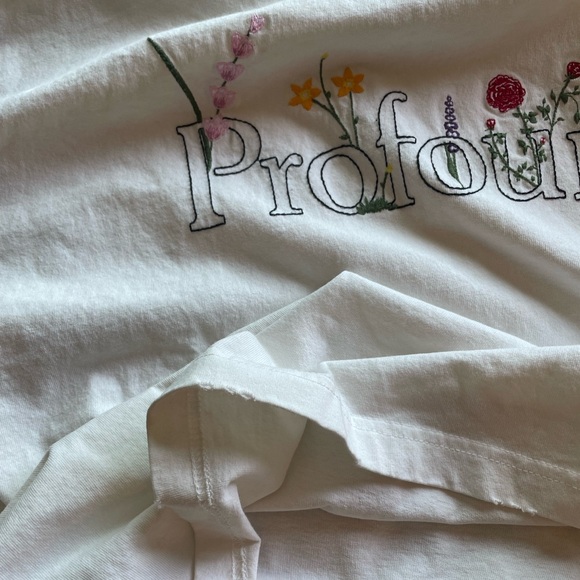 Profound Heavyweight Embroidered Graphic Tee (M) - Picture 5 of 6